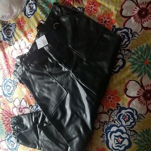 H&M Divided faux leather pants